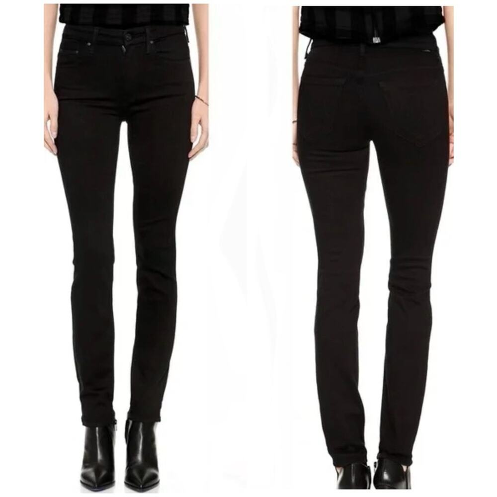 Mother Jeans The Looker in Model Spy Wash Black